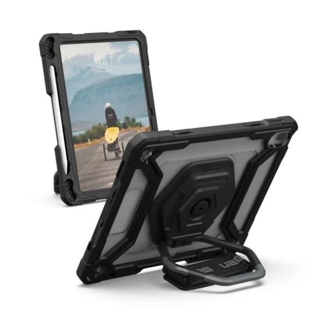UAG iPad 10.9” 10. Nesil 2022 Ayarlanabilir Standlı Kılıf Plasma - Ice/Black
