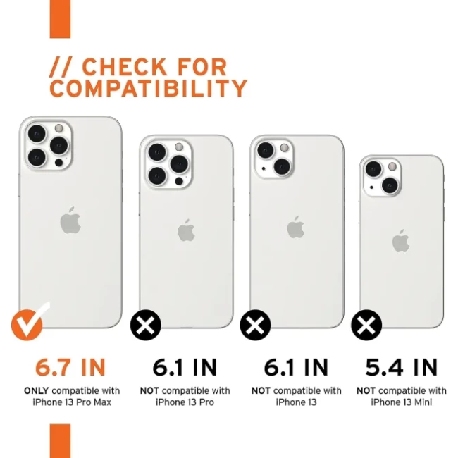 UAG iPhone 13 Pro Max Kılıfı Black Apple iPhone 13 Pro Max