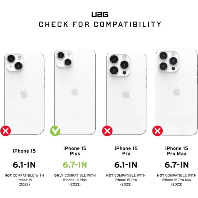 UAG Magnet MagSafe Pathfinder iPhone 15 Plus Kılıfı