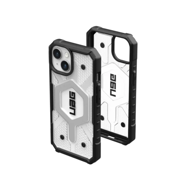 UAG Magnet MagSafe Pathfinder iPhone 15 Plus Kılıfı Pathfinder Magnetic - Ice/Silver