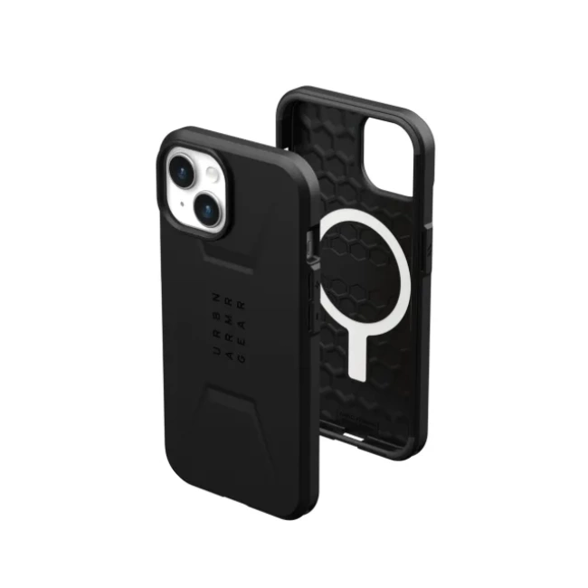 UAG MagSafe Magnet Civilian iPhone 15 Plus Kılıfı Black