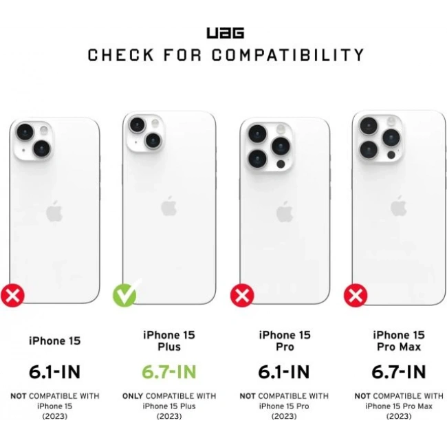 UAG MagSafe Magnet iPhone 15 Plus Kılıfı