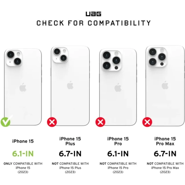 UAG Manyetik Essential Armor iPhone 15 Kılıfı Olive Drab