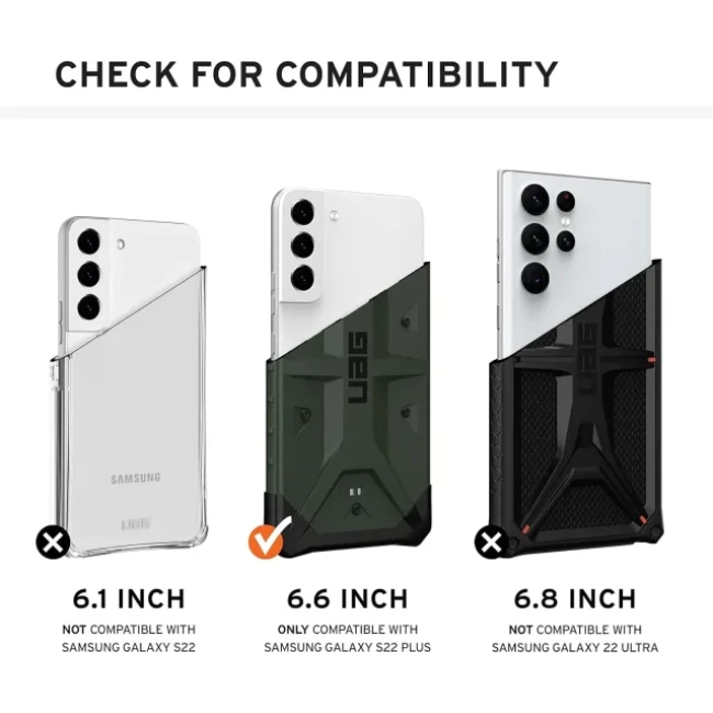 UAG Plasma Samsung Galaxy S22 Plus Kılıfı Pathfinder - Mallard