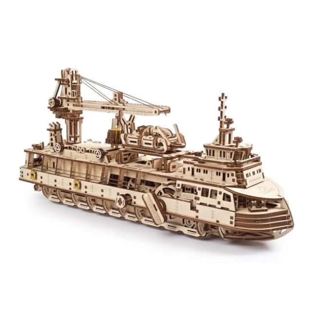 Ugears 3D Puzzle Araştırma Gemisi