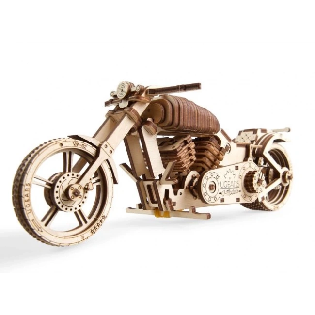 Ugears Motosiklet Ahşap Puzzle