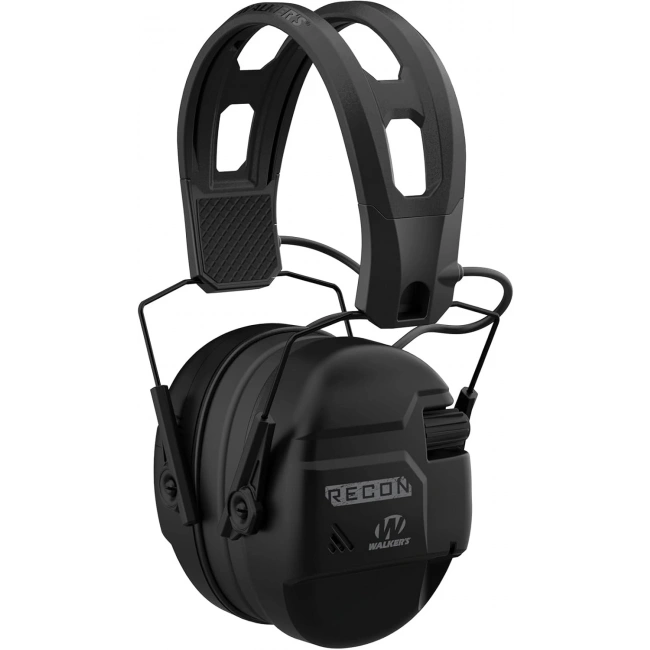Walkers Recon IPX4 Dayanıklı Atış İşitme Korumalı Dijital Kulaklıklar - Siyah