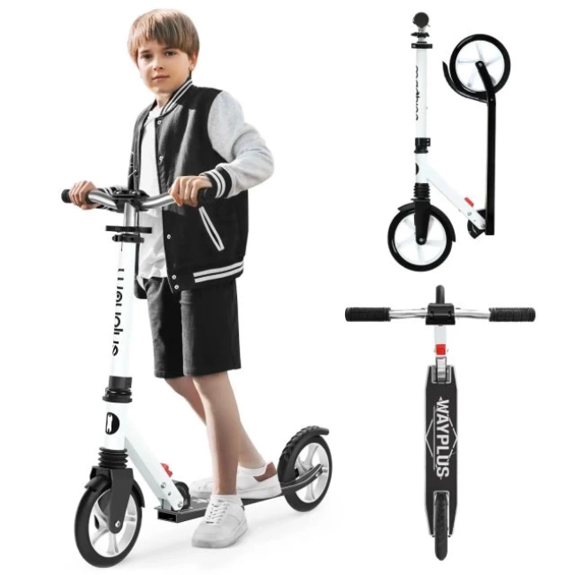 WAYPLUS Kick Scooter 6 Yaş ve Üzeri Beyaz
