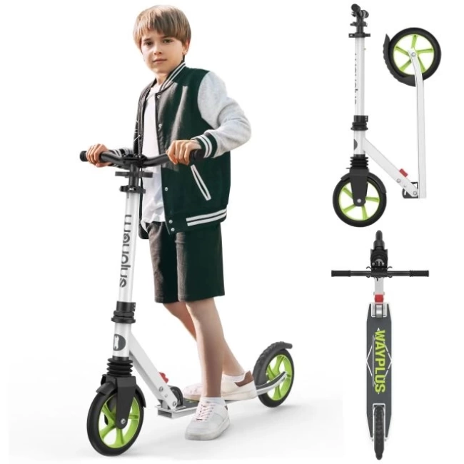 WAYPLUS Kick Scooter 6 Yaş ve Üzeri Green White
