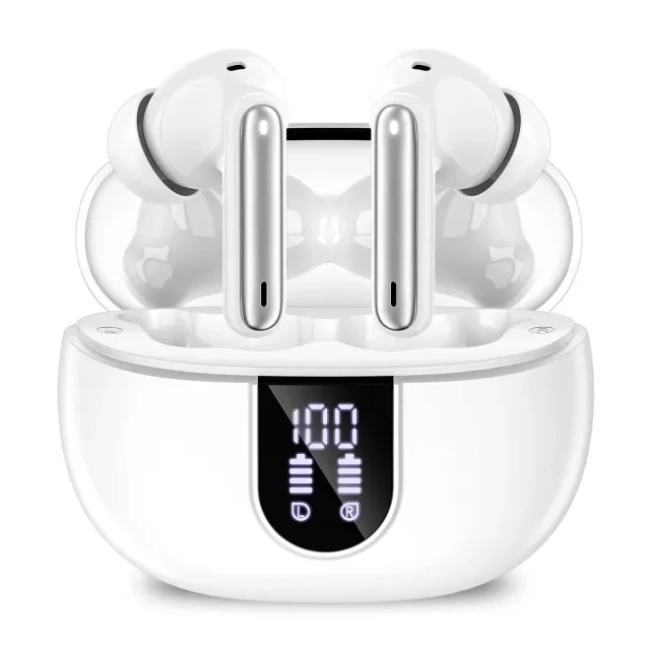 Wireless Earbuds Bluetooth 5.3 Kulaklık White