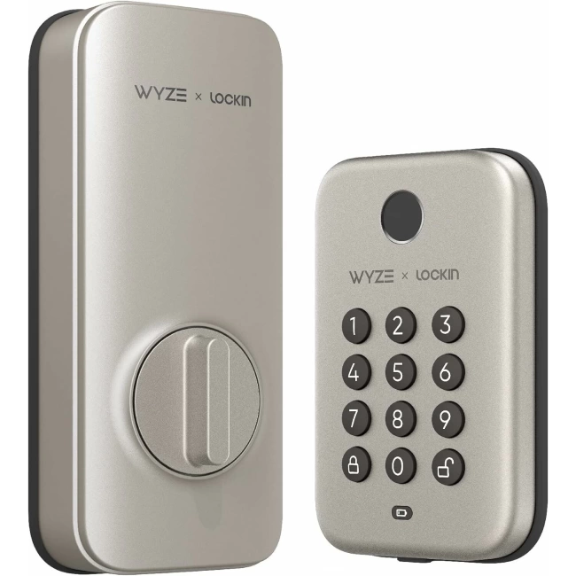 Wyze Bluetooth Parmak İzi Sürgü Kilidi, Tuş Takımlı, IPX5 Dayanıklı