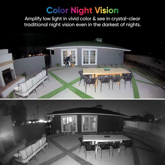 Wyze Floodlight Kamera v2, 2K HD Dış Mekan Güvenlik Kamerası - Beyaz