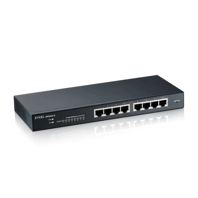 ZYXEL 24 Bağlantı Noktalı Gigabit Ethernet Akıllı Switch GS1900-24 8 Ports