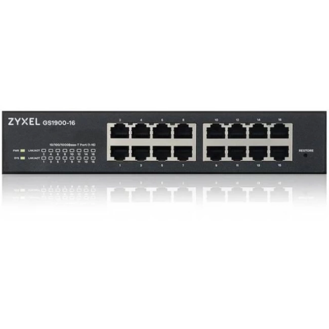 ZYXEL 50 Port Gigabit Ethernet Akıllı Switch (GS1920-48V2) 16-Port