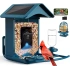 BirdLegend BL01 Kameralı Kuş Yemliği Güneş Enerjili - Mavi