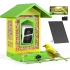 BirdSnap APS - Kameralı Güneş Panelli Metal Kuş Yemliği 2K HD - Sarı/Yeşil
