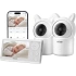 ieGeek Kamera ve Ses Özellikli Video Bebek Monitörü, 1080P FHD - 2 Kamera