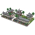 Kadablk Suzhou Bahçesinin Çin Tarzı Mimarisi, 1. Set Ön Avlu - 4222 Parça