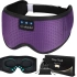 LC-dolida 3D Uyku Maskesi - Bluetooth Kablosuz Müzik - Zarif Mor