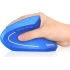 Lekvey Dikey Kablosuz Ergonomik Mouse, Şarj Edilebilir 2.4G Optik - Mavi