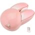 Lomiluskr Sevimli Tavşan 2.4G Kablosuz Sessiz Mouse - Pembe Tavşan