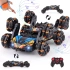 Nexbox Cool 8 Wheels El Kumandalı RC Akrobasi Araba Oyuncakları - Mavi