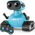 Playsheek Uzaktan Kumandalı Robot Oyuncak Şarj Edilebilir Emo Robot - Mavi