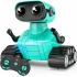 Playsheek Uzaktan Kumandalı Robot Oyuncak Şarj Edilebilir Emo Robot - Yeşil