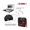 5 Core Ses Arabirimi Mikseri PC XLR Bluetooth MX 4CH Siyah