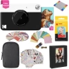 KODAK Printomatic Tam Renkli Anında Baskı Dijital Fotoğraf Makinesi - Başlangıç ​​Paketi Siyah Başlangıç Paketi