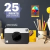KODAK Printomatic Tam Renkli Anında Baskı Dijital Fotoğraf Makinesi Siyah Fotoğraf Makinesi