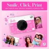 KODAK Printomatic Tam Renkli Anında Baskı Dijital Fotoğraf Makinesi Barbie Baskılı Fotoğraf Makinesi