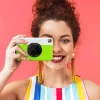 KODAK Printomatic Tam Renkli Anında Baskı Dijital Fotoğraf Makinesi Yeşil Fotoğraf Makinesi