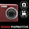 KODAK PIXPRO FZ45-BK 16MP Dijital Fotoğraf Makinesi Kırmızı