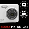 KODAK PIXPRO FZ45-BK 16MP Dijital Fotoğraf Makinesi Beyaz