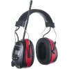 AM FM Dijital Ekranlı Radyo Kulaklıkları ‎‎‎red, Bluetooth With Rechargeable Battery