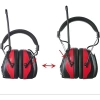 AM FM Dijital Ekranlı Radyo Kulaklıkları ‎‎‎red, Bluetooth With Rechargeable Battery