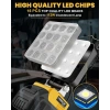 LIVOWALNY Kablosuz LED Çalışma Lambası, Dewalt 20V Batarya ile Uyumlu, 112W