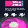 Cooler Master SickleFlow 120 V2 RGB Kare Çerçeveli Fan, RGB