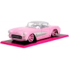 Jada Toys Pink Slips 1:24 W4 1957 Chevy Corvette Döküm Araba (Kutusu Hafif Hasarlı)