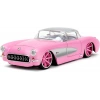 Jada Toys Pink Slips 1:24 W4 1957 Chevy Corvette Döküm Araba (Kutusu Hafif Hasarlı)