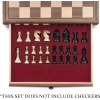 A&A Satranç Takımları Triple Weighted Pieces w/ Walnut Box