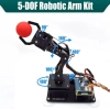 Adeept 5-DOF Robotik Kol Kiti Raspberry ile Uyumlu