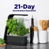 AeroGarden Topraksız Kapalı Bahçe, Filiz ve Gurme Otlar Tohum Kiti - Siyah