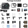 AKASO EK7000 4K30FPS 20MP 98FT Su Geçirmez Aksiyon Kamerası + Kingston 64GB microSD 64GB microSD Card içerir
