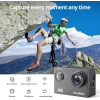 AKASO EK7000 4K30FPS 20MP 98FT Su Geçirmez Aksiyon Kamerası + Kingston 64GB microSD 64GB microSD Card içerir