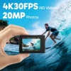 AKASO EK7000 4K30FPS 20MP Ultra HD Sualtı Aksiyon Kamerası Mavi