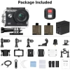 AKASO EK7000 4K30FPS 20MP Ultra HD Sualtı Aksiyon Kamerası Delikli Siyah