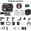 AKASO EK7000 Pro 4K Dokunmatik Ekran Sualtı Aksiyon Kamerası With 128GB MicroSD Card