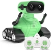 ALLCELE Müzikli ve LEDli Uzaktan Kumandalı Robot Yeşil Standard